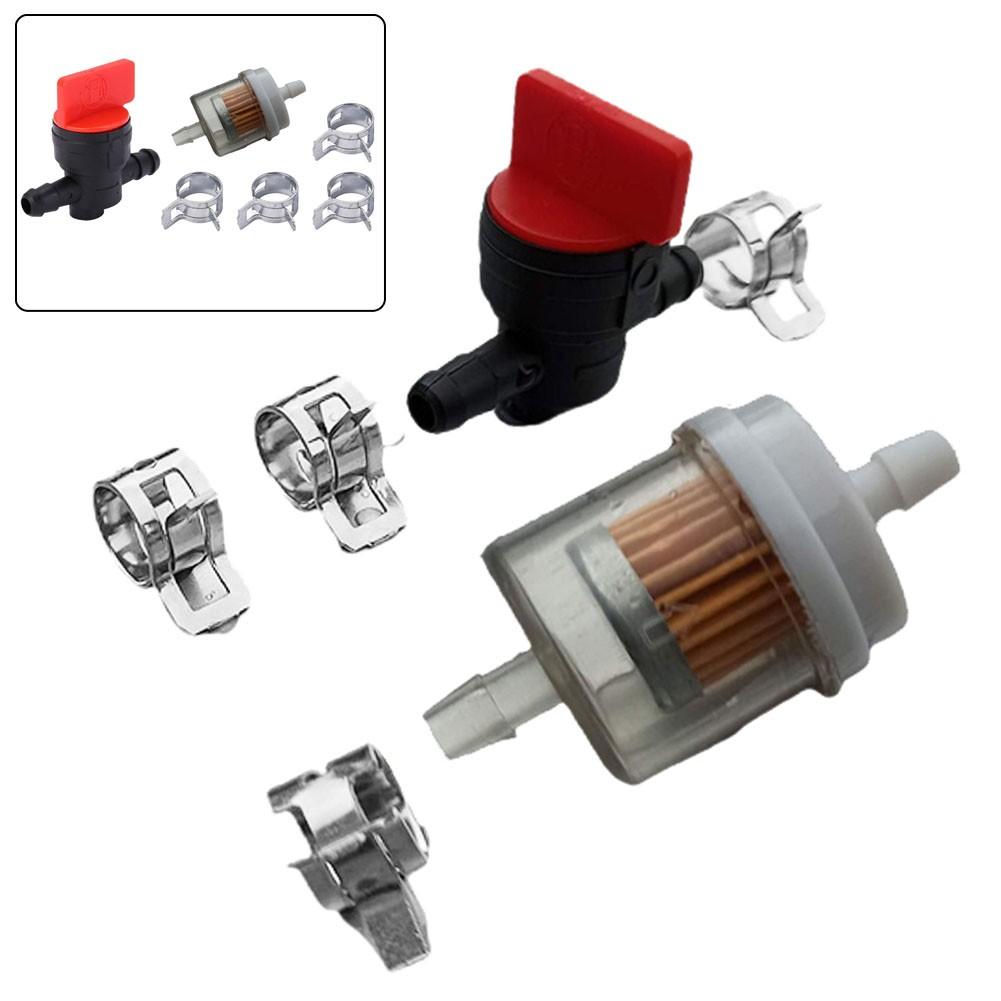 

Garden Tools Fuel Tap with Hose Clamps Easy and Effective Fuel Control