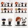 Cute Jujutsu Kaisen Miniature Pvc Cake Topper Blind Box Collectible Toy