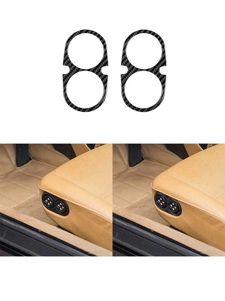 For 1989-1997 Porsche 911 Styling Carbon Fiber Car Interior Dashboard Gear Shift Handbrake Bezel Panel Trim Sticker Accessories