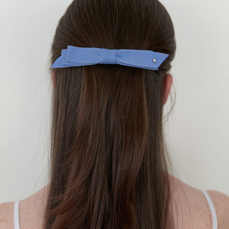 KINDABABY classic middle ribbon pin - dawn blue