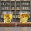 Bottiglia in Vetro Borosilicato Ispessito Decanter a Forma di Teschio, Whiskey Gotico 3D con Tappo in Sughero Tappo Regalo Unico, Dispenser Liquori Novità per la Casa