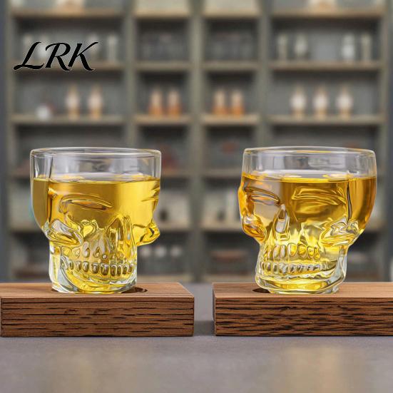 Bottiglia in Vetro Borosilicato Ispessito Decanter a Forma di Teschio, Whiskey Gotico 3D con Tappo in Sughero Tappo Regalo Unico, Dispenser Liquori Novità per la Casa