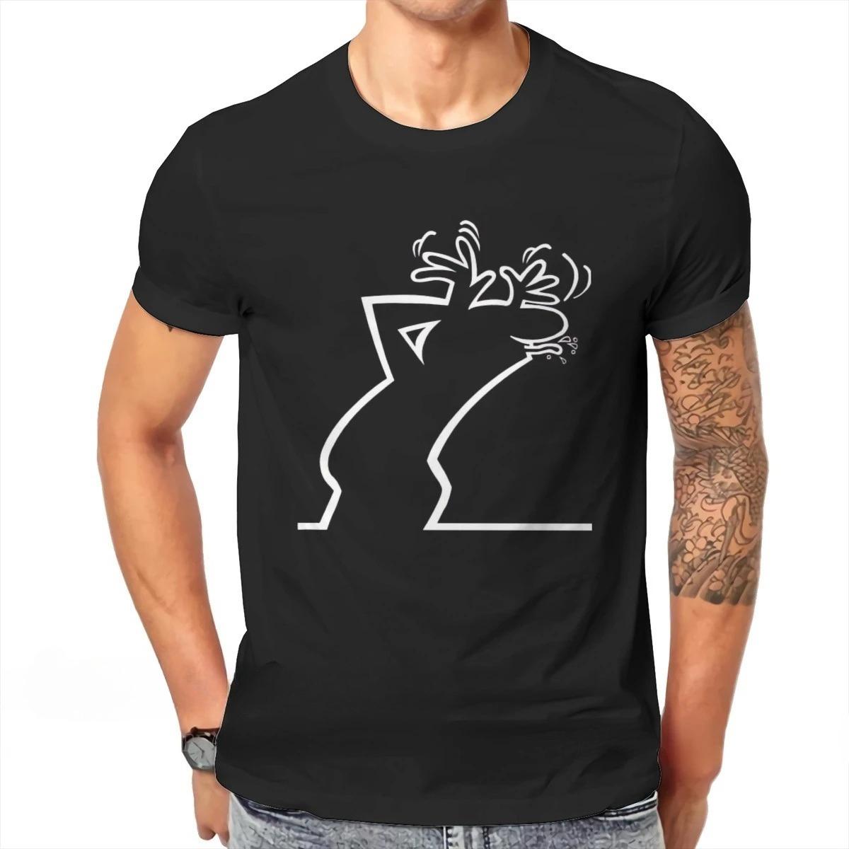 La Linea Bilder Foto Upload TShirt Funny Creative Graphic Tshirts Men Summer S4XL Tops Casual Crewneck Shirts Ropa Hombre M