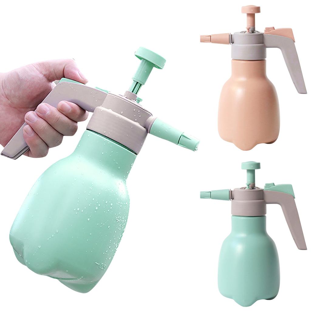 Pneumatische Gartengießkanne, verdickte 1-Liter-Sprühflasche für den Blumenanbau, kleine Desinfektionsgießkanne aus Kunststoff für den Haushalt