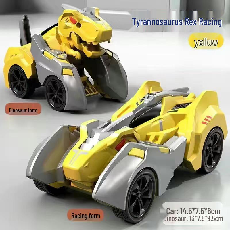 

Столкновение тираннозавра рекса: Трансформирующаяся игрушечная машина-динозавр для детей