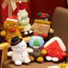 Christmas Snowman Plush Toy With Pp Cotton Filling For Holiday Decor And Gifts
