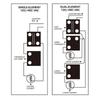 Upper and Lower Thermostat SP210245 Electric Water Heater Thermostat Temperature Controller for Double Element Heater