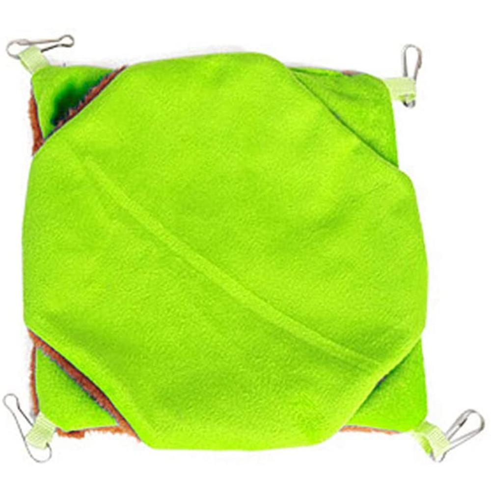 Igel Chinchilla Doppelschicht Weiche Hütte Warm 2 Etagen Hamsterbett Papageien Hängematte Käfig Zelt