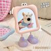 Bigfoot Portable Desktop Vanity Mirror for Dorm Students Cute Mini Beauty Mirror High-Face Makeup Mirror