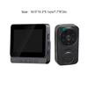 4pcs True Wireless Doorbell Camera For Easy Installation High Endurance Video Doorbell With Intercom