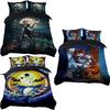 Custom Digital Print 90gsm Nordic Style Three Piece Bedding Set With Pillow Cases And Duvet Cover