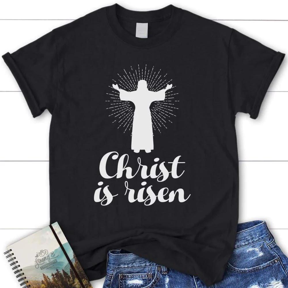 Christ Is Risen T Shirt Easter Shirts Blessed T Shirt Bible T Shirt