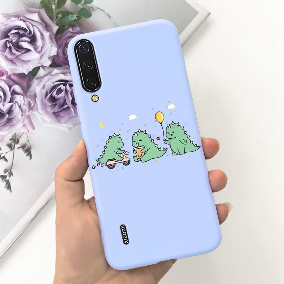 For Xiaomi Mi 9 Case Mi 9 Lite Back Cover Fashion Flower Slim Soft Silicone Funda On Xiaomi Mi 9 SE Mi9 Mi 9Lite Shockproof Capa