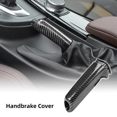 Neuer Handbremsgriffbezug Zierleiste für BMW E90 E91 E92 E93 E86 E87 F30 F31 F32 F61 F20Universal Carbonfaser Muster Zubehör
