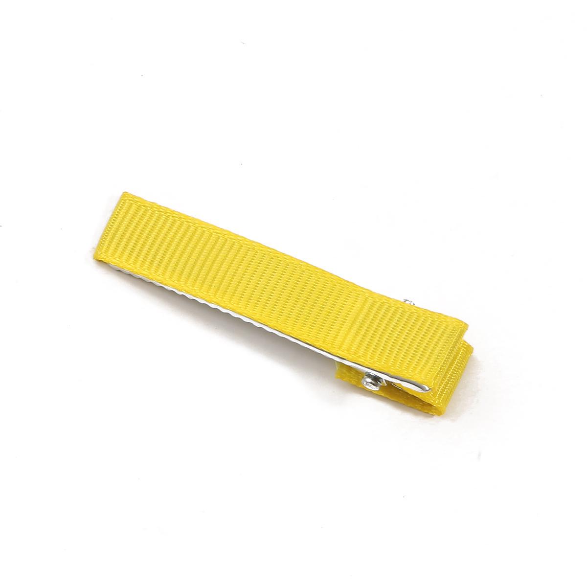 

10 шт. Барвиста тканинна шпилька Основа для волосся Дитяча заколка для волосся DIY Ручна робота Бант для дівчаток Шпильки Аксесуари для ювелірних виробів жовтий