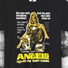Retro 70s Biker Movie Poster Graphic Print Black Cotton Streetwear Unisex Tee Shirt