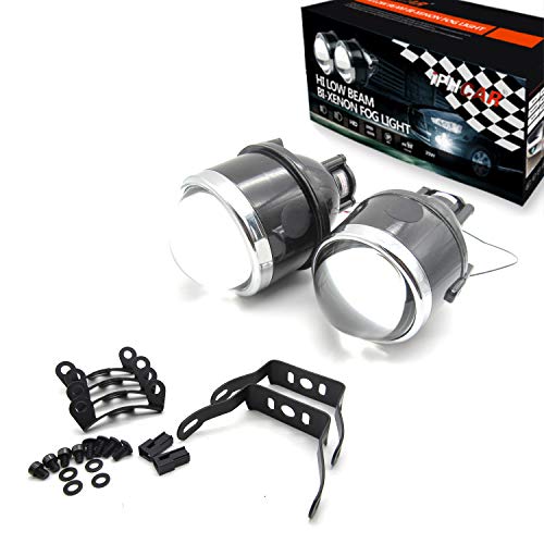 

12 В/24 В линза проектора противотуманная фара стеклянная линза H11/H9/H8/H16JP совместимая со светодиодными/HID/галогеновыми лампами набор из 2 левых и правых контрмер рассеивания света