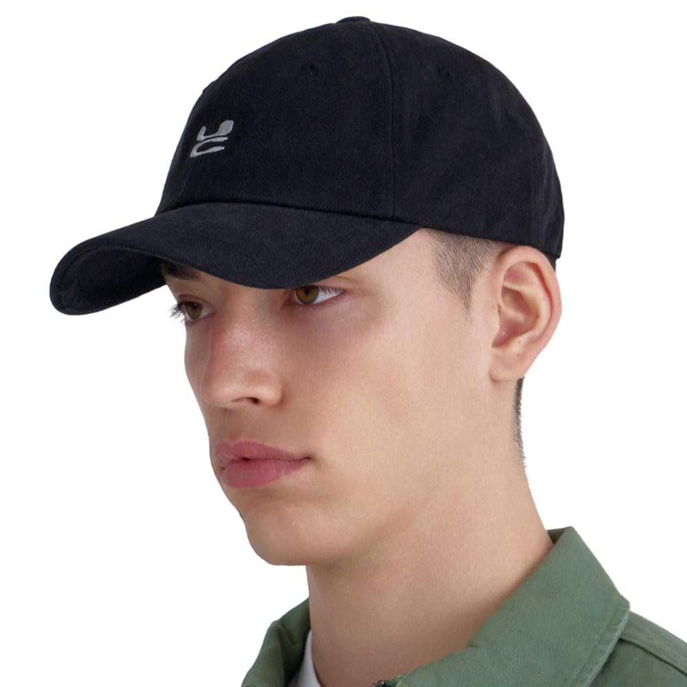 

Классическая хлопковая кепка унисекс на 4 сезона, регулируемый размер, повседневная, единый размер, базовая бейсболка, шляпа для защиты от солнца от УФ-лучей, сделано в Корее [UNDERCONTROL] (черный) чёрный