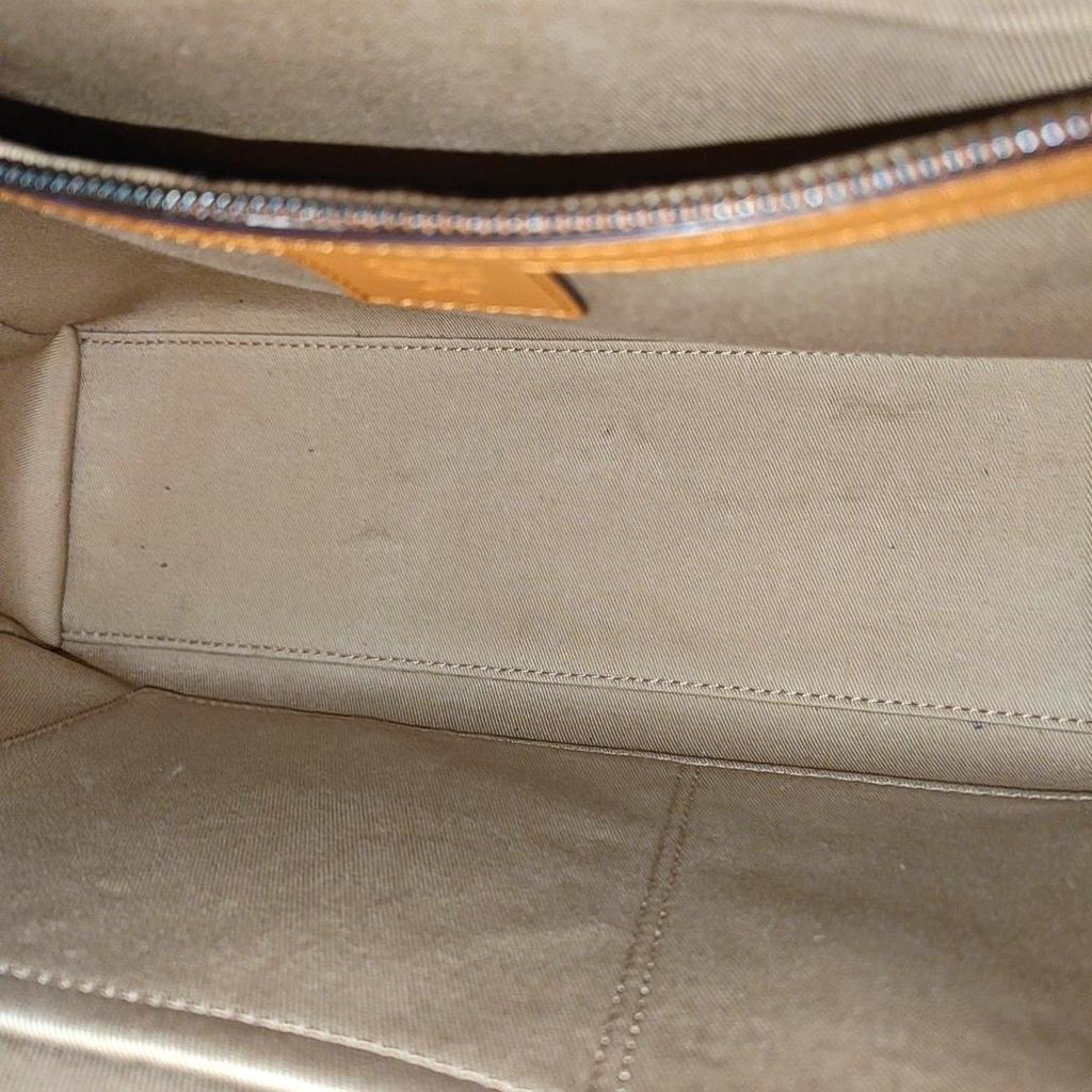 [Pre-Owned] Soft Berlin Visetos Canvas Leather Monogram Print Tote Crossbody Bag Medium - Very Good #A026KL