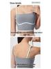 Women's Yoga Set with Built-in Bra, Shockproof Vest, Skirt, and Hip-Lifting Three-Quarter Pants
