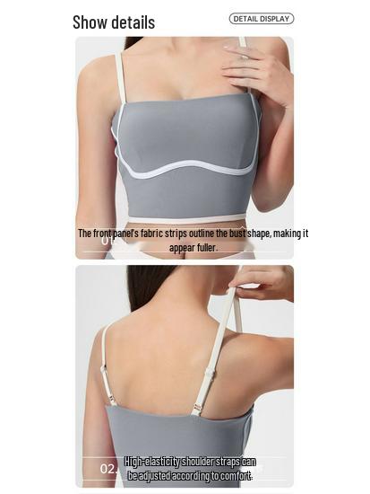 Women's Yoga Set with Built-in Bra, Shockproof Vest, Skirt, and Hip-Lifting Three-Quarter Pants