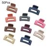 30/50Pcs Girl Hair Claw Pure Color Anti-slip Teeth Small Gripper Portable Lightweight Back Head Hair Clip Hair Accessories