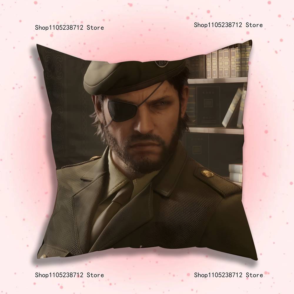 M-Metal Gear Solid Raiden Pillow Case Plush Fabric Soft Pillowcase Double Sided Print Sofa Cushion Cover Throw
