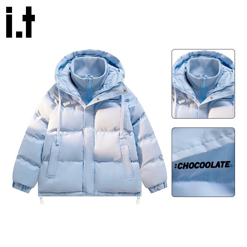:CHOCOOLATEit Unisex Winter Hooded Padded Jacket 2XL