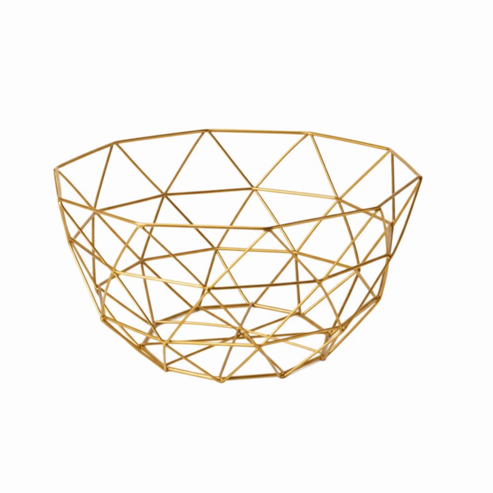 Vysoce kvalitní černozlatý železný košík na ovoce, více velikostí, domácí úložný prostor, talíř na ovoce, kovové misky na zeleninu, kuchyně