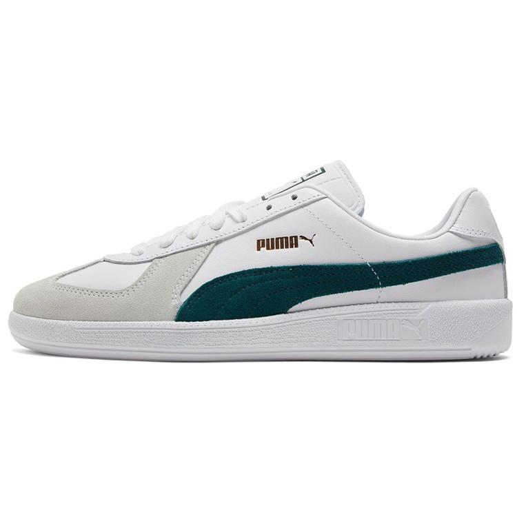PUMA Army Trainer  White Varsity Green  Men s 386607-03 EU 37