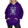 Women's Fashion Long-Sleeve Pullover Hoodie with Fun Movie-Inspired Prints