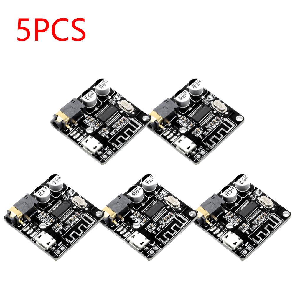 1-10pcs VHM-314 Wireless Stereo Music Module Audio Aux Bluetooth-Compatible 4.1/5.0 MP3 Decoding Player Board Micro USB 5V Power