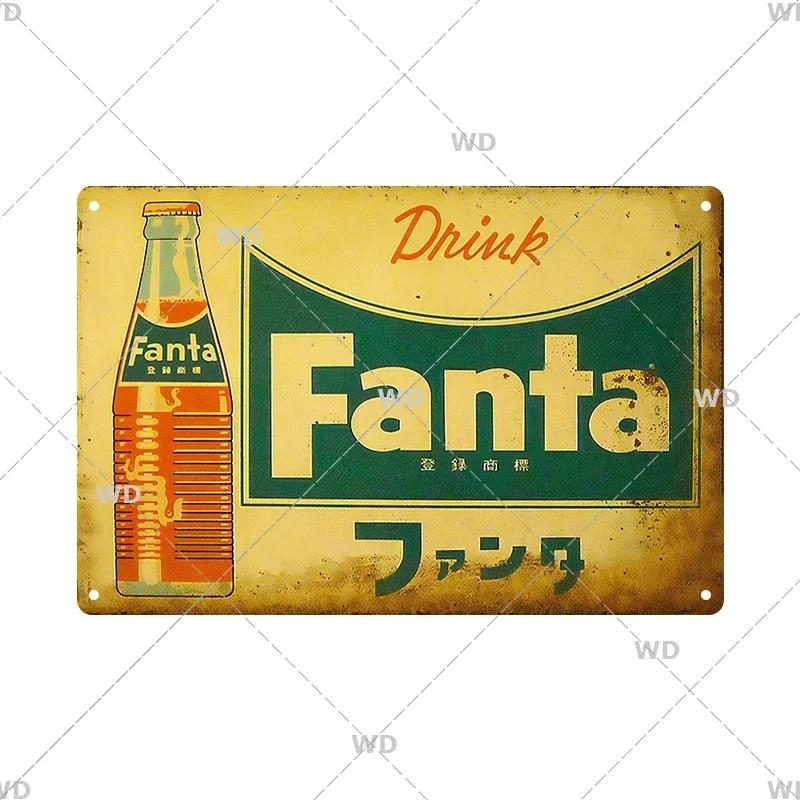 Tin Signs Retro Japanese Style Warning Beer Metal Vintage Signs Decor Plaque Metal Plate Home Club Home Man Cave Wall Decor