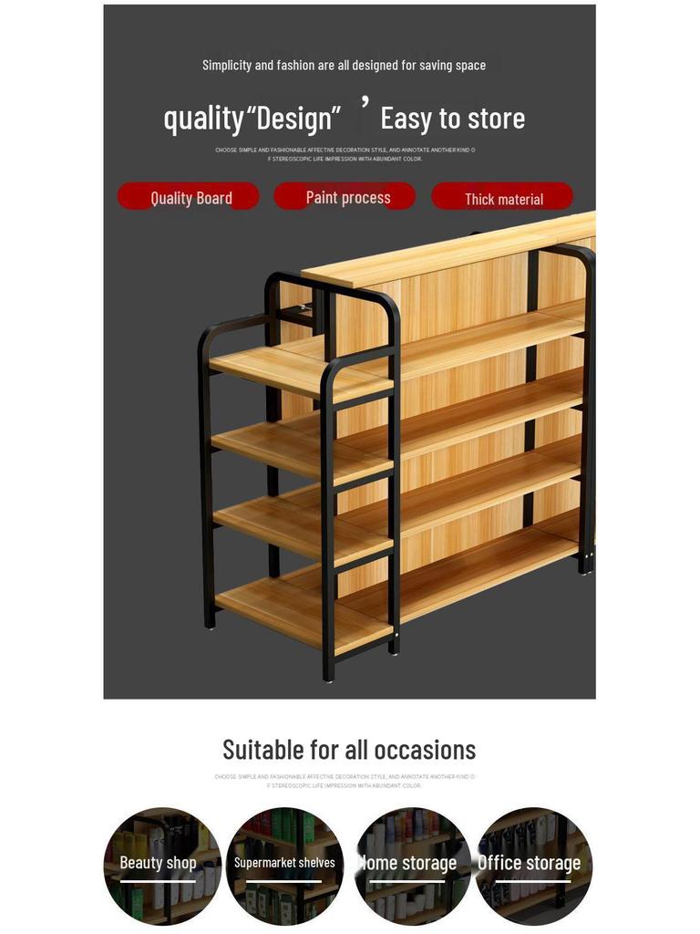 Versatile Multi-Layer Snack Display Rack for Supermarkets and Convenience Stores