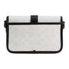 Coach League 19 Classic Print Coated Canvas And Calfskin Crossbody Shoulder Bag Small Men Bags Black White CY990-XTP