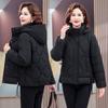Women's New Fashionable Versatile Hooded Cold Fluffy Warm Loose High-quality Fabrics Casual Sports Cotton Coat Jacket