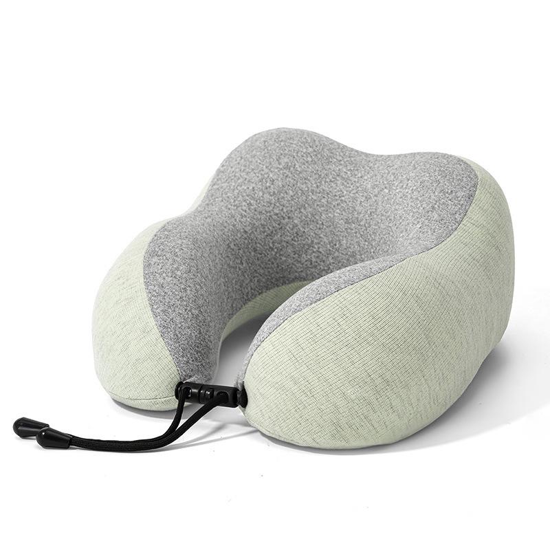Four Seasons U-Shaped Memory Foam Neck Support Pillow for Travel and Office