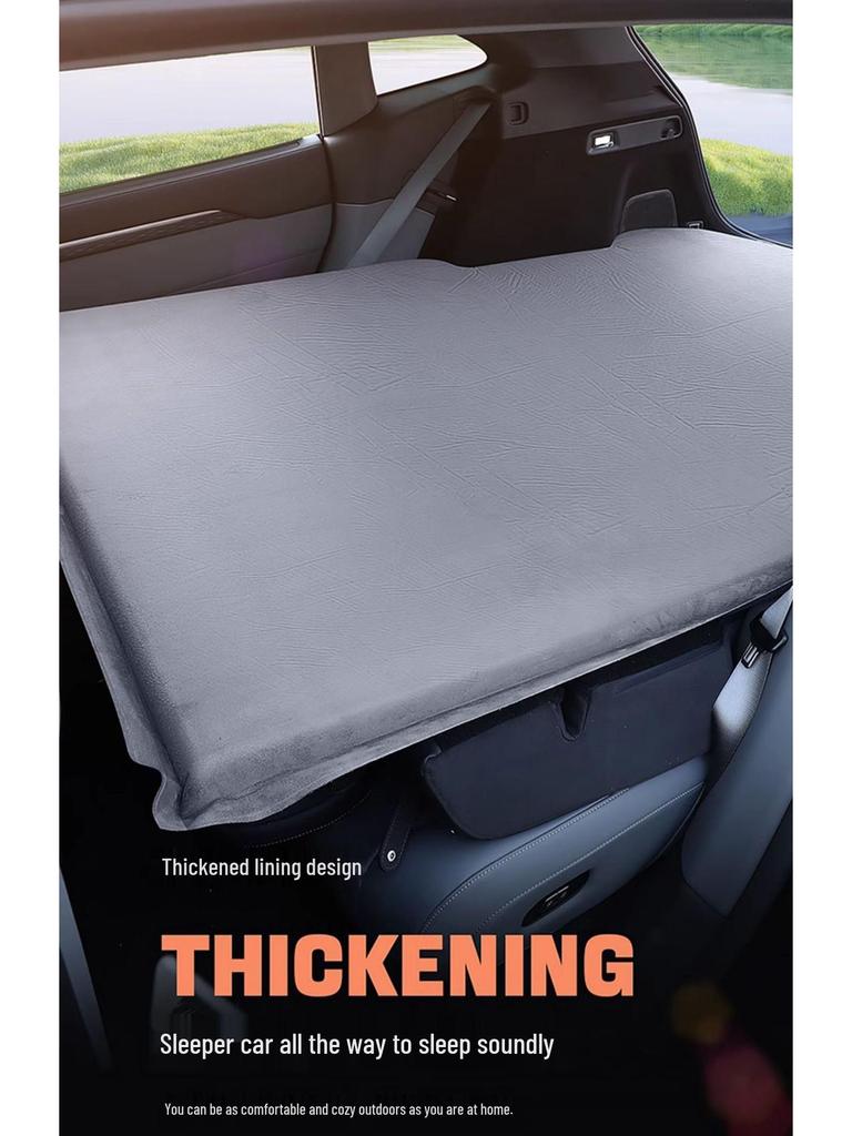 Jike 7x Compatible Car Sleeping Mat: Mattress for Rear Seat & Trunk