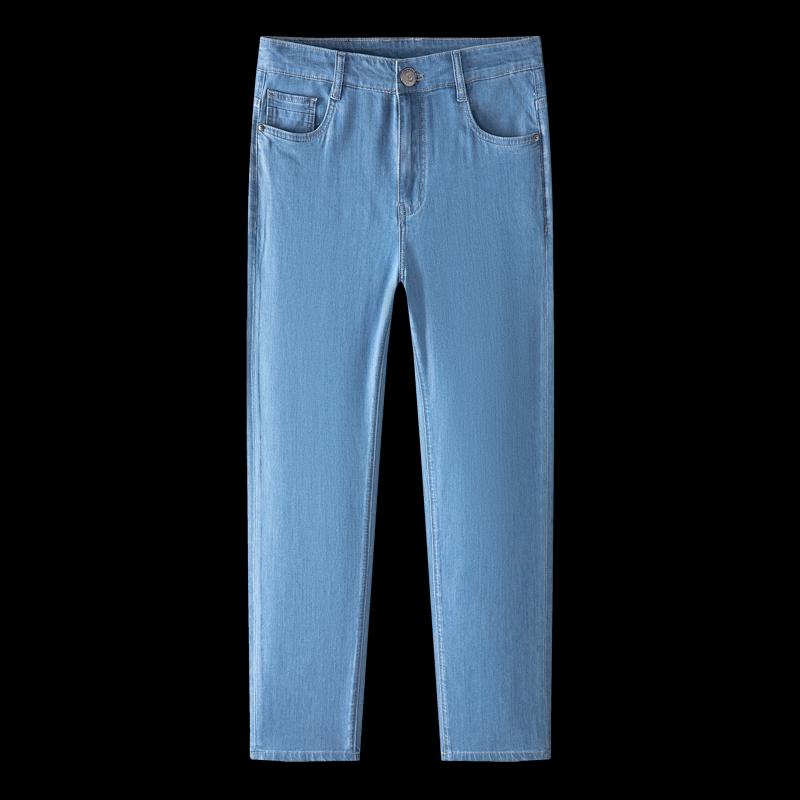 MONTAGUT Men's Tencel Blend Straight Leg Jeans