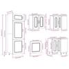 14 Piece Kitchen Cabinet Set Kalmar Grey Sonoma Wood Based Panel