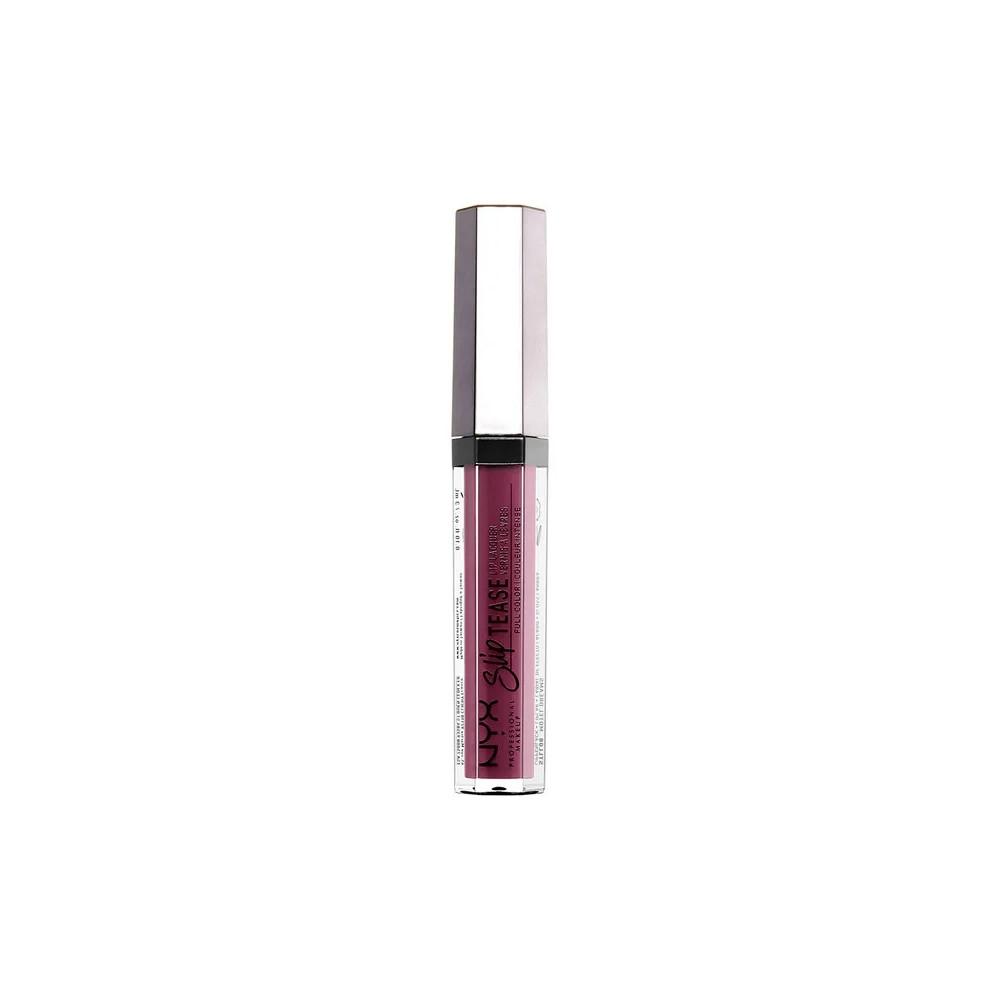NYX Plnobarevný lak na rty Gloss Slip Tease - 