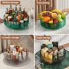 1Pc Rotating Spice Rack For Home Kitchens Multi-Functional Storage Tray For Seasoning Bottles And Jars, And Cosmetics