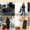 Foldable Magnetic Curler Storage Bag Large Capacity Curling Iron Carrying Case  Travel Use