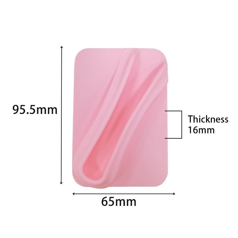 Silicone Phone Case with Lipstick Holder Adhesive Back Sticker Soft TPU Mobile Cover Lip Gloss Stand Universal Fit for iPhone Xiaomi Huawei Samsung