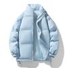 Winter Warm Jackets for Men Quilted Casual Lightweight Windproof Coat With Pockets Stand Collar Work Windbreakers Jacket Men's Thermal Cargo Jackets