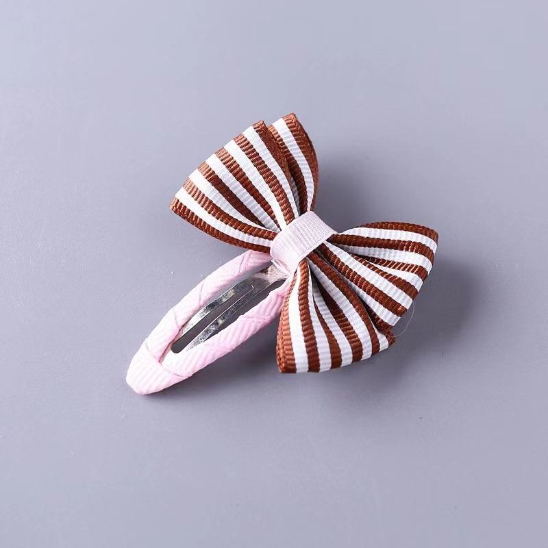 2Pcs Princess Print Bow Girls Hairpins Children Headwear Hairgrip Hair Clips Barrettes Hair Accessories