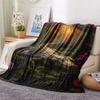 1PC Structural composition Print FlAannel Blanket, High quality Comfortable for All Seasons, Home Decor, Warmth and Comfort