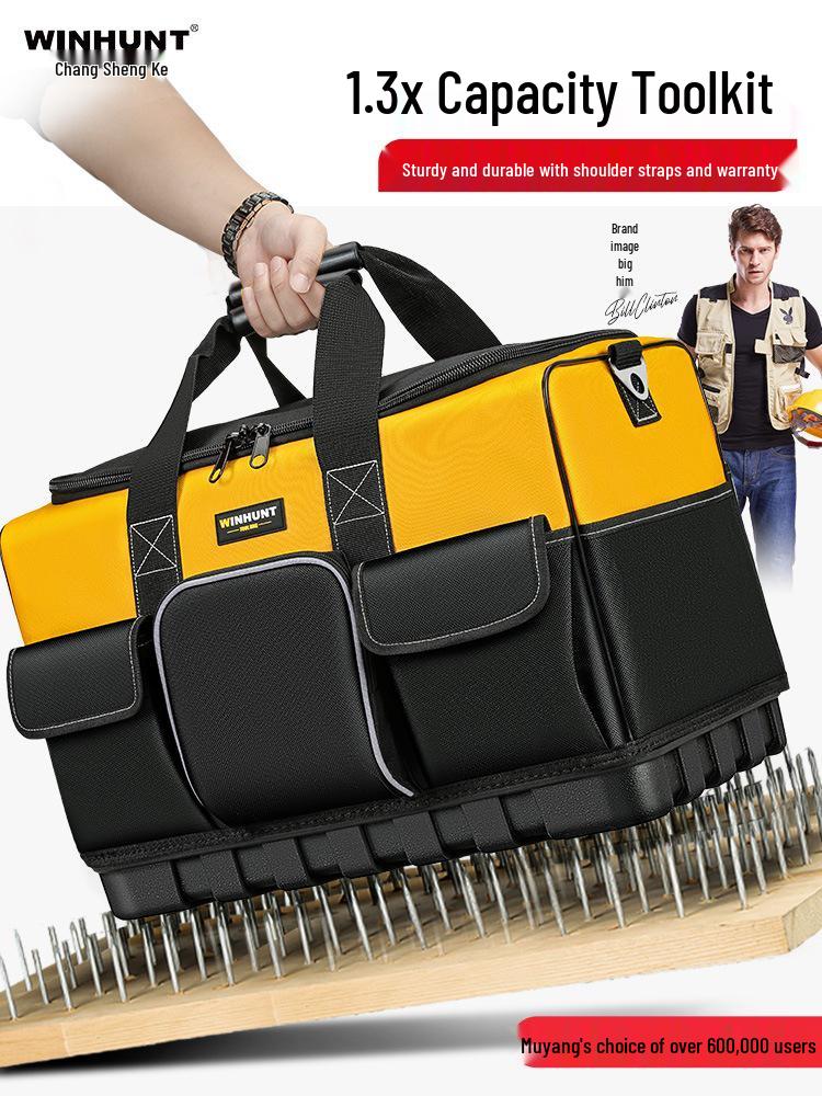 Heavy-Duty Waterproof Electrician Tool Bag for Household and Car Use