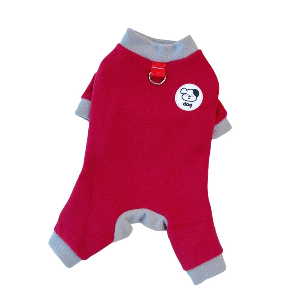Warm Dog Jumpsuit Comfortable Dog Four Legged Clothing Winter Pet Overalls Autumn Winter