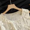 Shechi New Chinese Style Sequin Embroidered Mesh Vest